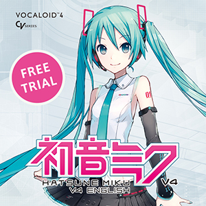 ソフト音源 Hatsune Miku V4 English Trial Sonicwire