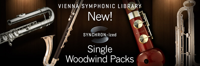 VSL社『SYNCHON-IZED WOODWINDS』シリーズに木管楽器のパレットを拡張する「SINGLE WOODWINDS」シリーズが発売