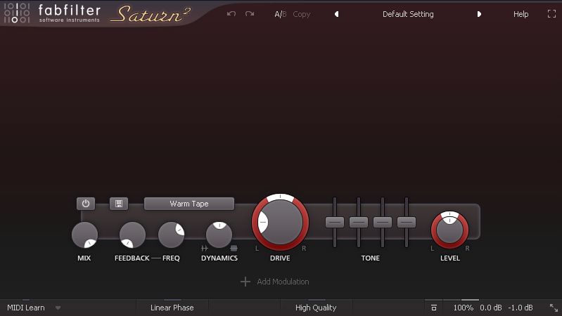 FabFilter『Saturn 2』
