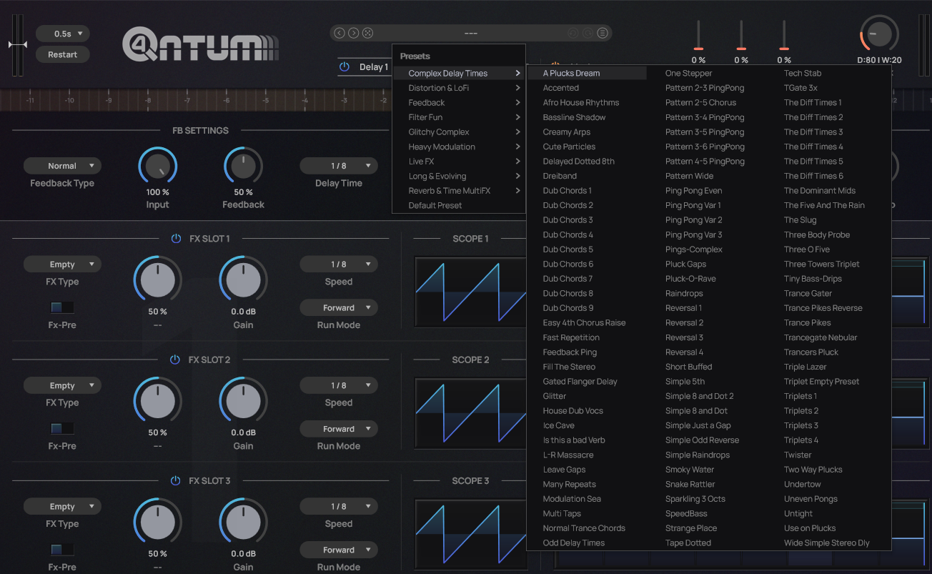 プラグイン・エフェクト 「Q4ntum」 | SONICWIRE